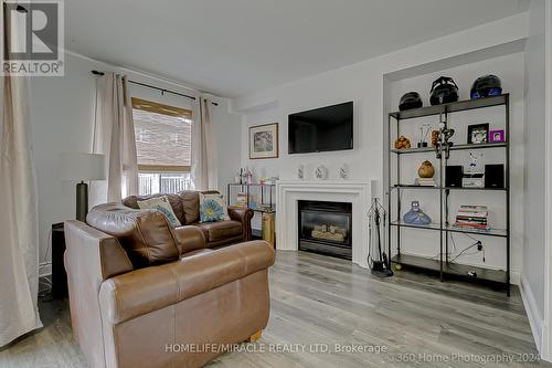 17 Clover Bloom Road, Brampton (Sandringham-Wellington), ON - Indoor Photo Showing Living Room With Fireplace