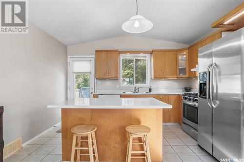 1505 Kilburn Avenue, Saskatoon, SK - Indoor Photo Showing Kitchen With Double Sink