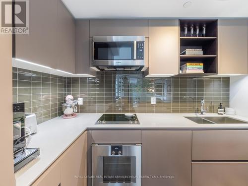 306 - 128 Pears Avenue, Toronto (Annex), ON - Indoor Photo Showing Kitchen With Double Sink