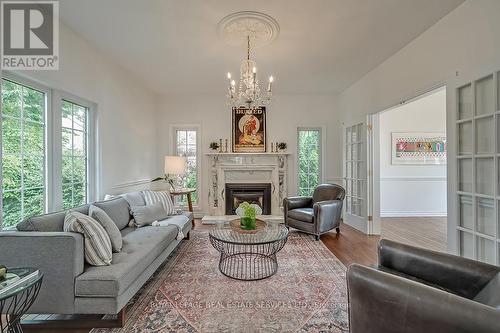 3286 Shelburne Place, Oakville (Bronte West), ON - Indoor Photo Showing Living Room With Fireplace