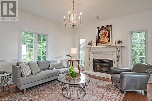 3286 Shelburne Place, Oakville (1001 - Br Bronte), ON - Indoor Photo Showing Living Room With Fireplace