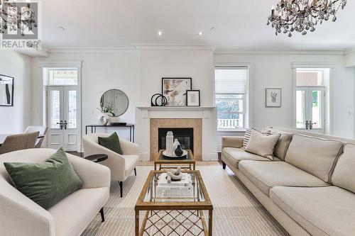 5 - 32 Gothic Avenue, Toronto (High Park North), ON - Indoor Photo Showing Living Room With Fireplace