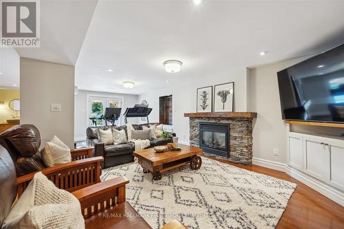 90 Farrow Crescent, Ajax (South West), ON - Indoor Photo Showing Living Room With Fireplace