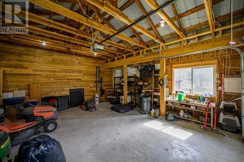 704 Barriere Lakes Road, Barriere, BC - Indoor Photo Showing Garage