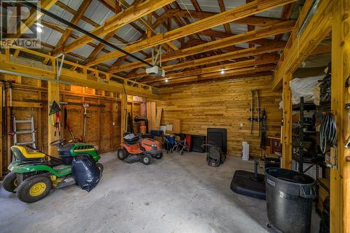 704 Barriere Lakes Road, Barriere, BC - Indoor Photo Showing Garage