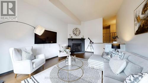 3616 Nutcracker Drive S, Mississauga, ON - Indoor Photo Showing Living Room With Fireplace