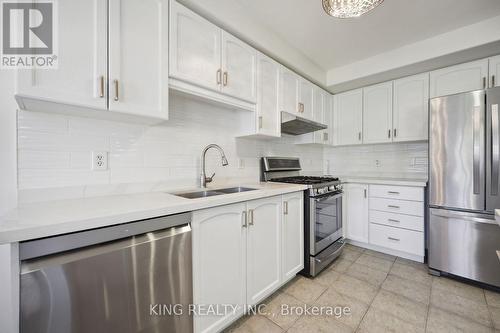 111 Donald Bell Drive, Hamilton (Binbrook), ON - Indoor Photo Showing Kitchen With Double Sink With Upgraded Kitchen