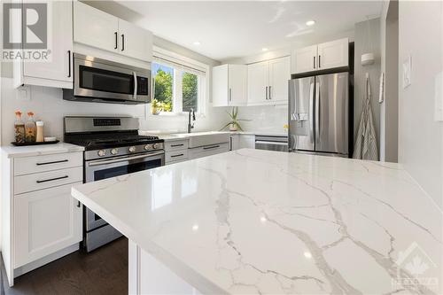 55 Stable Way, Ottawa, ON - Indoor Photo Showing Kitchen With Upgraded Kitchen