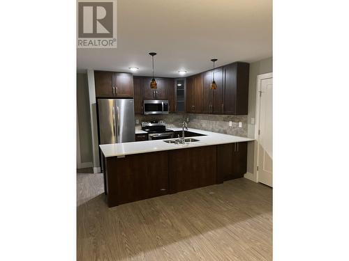 121 2055 Ingledew Street, Prince George, BC - Indoor Photo Showing Kitchen With Double Sink