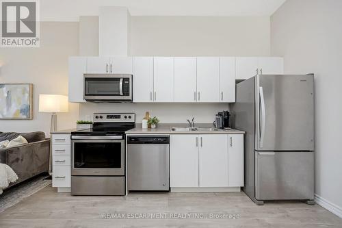 1109 - 716 Main Street E, Milton (Old Milton), ON - Indoor Photo Showing Kitchen With Double Sink