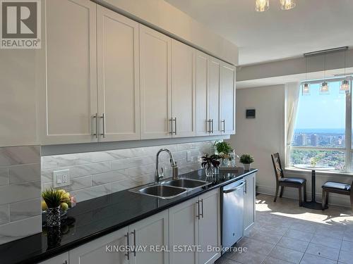 3009 - 3880 Duke Of York Boulevard, Mississauga, ON - Indoor Photo Showing Kitchen With Double Sink