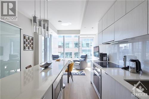 101 Queen Street Unit#1210, Ottawa, ON - Indoor Photo Showing Kitchen With Upgraded Kitchen