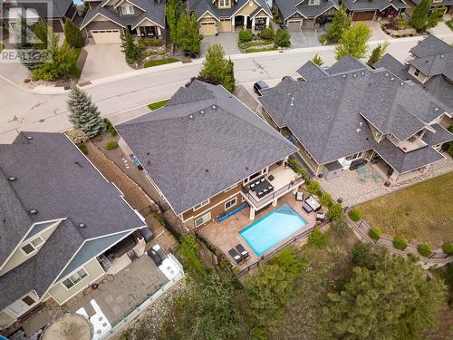 1029 Long Ridge Drive, Kelowna, BC - Outdoor With In Ground Pool With View