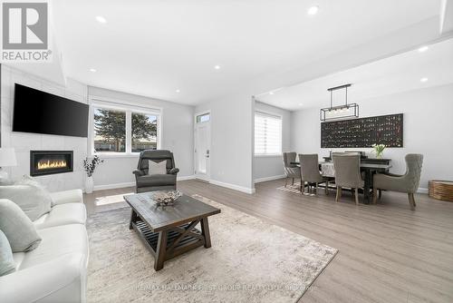 18 Stinson Avenue, Belleville, ON - Indoor Photo Showing Living Room With Fireplace