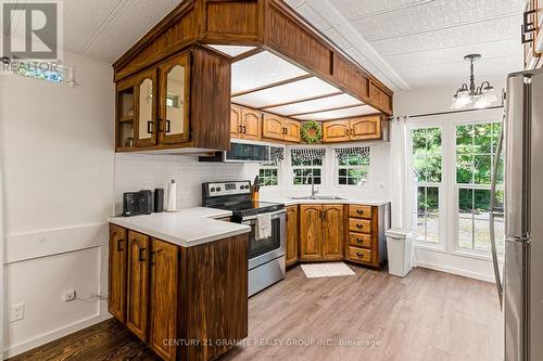 19 Highbush Road, Hastings Highlands, ON - Indoor Photo Showing Kitchen With Double Sink