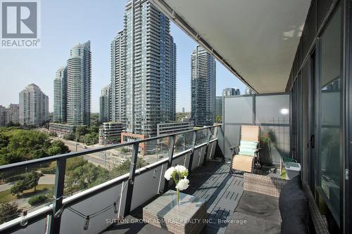 923 - 30 Shore Breeze Drive, Toronto (Mimico), ON - Outdoor With Balcony