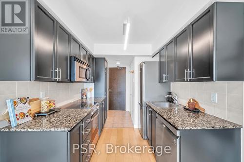 207 - 50 Lynn Williams Street, Toronto (Niagara), ON - Indoor Photo Showing Kitchen With Upgraded Kitchen