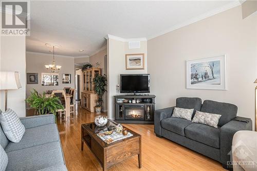 1967 Trim Road Unit#4, Ottawa, ON - Indoor Photo Showing Living Room With Fireplace