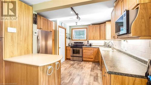 1 Park Street, South Bruce Peninsula, ON - Indoor Photo Showing Kitchen With Double Sink