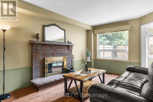 19 Peck Street, Barrie, ON - Indoor Photo Showing Living Room With Fireplace