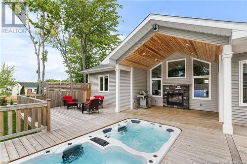 40 Louis Arthur, Dieppe, NB - Outdoor With Deck Patio Veranda With Exterior