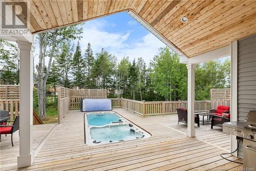 40 Louis Arthur, Dieppe, NB - Outdoor With Deck Patio Veranda With Exterior