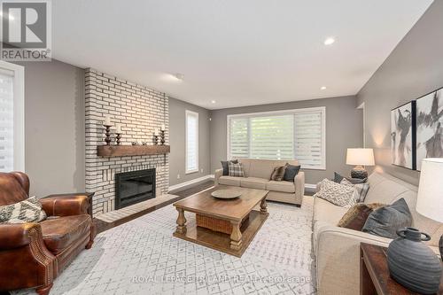 29 Ullswater Crescent, London, ON - Indoor Photo Showing Living Room With Fireplace