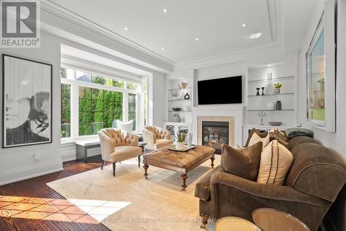 41 Glenvale Boulevard, Toronto (Leaside), ON - Indoor Photo Showing Living Room With Fireplace