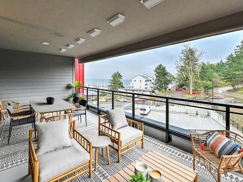 306-3529 Dolphin Dr, Nanoose Bay, BC - Outdoor With Balcony With Exterior