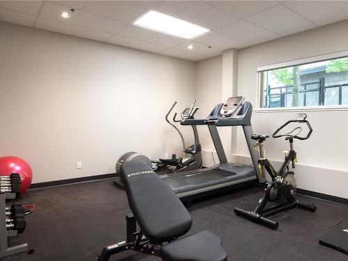 402-595 Pandora Ave, Victoria, BC - Indoor Photo Showing Gym Room