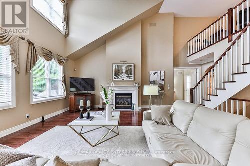 759 Hidden Grove Lane, Mississauga (Lorne Park), ON - Indoor Photo Showing Living Room With Fireplace