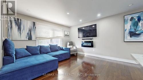 59 Abell Drive N, Brampton (Madoc), ON - Indoor Photo Showing Living Room With Fireplace