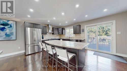 59 Abell Drive N, Brampton, ON - Indoor Photo Showing Kitchen With Stainless Steel Kitchen With Upgraded Kitchen