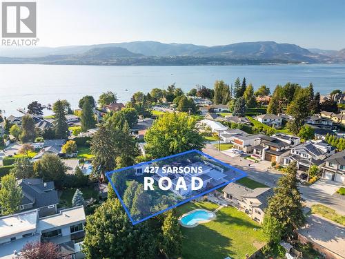 427 Sarsons Road, Kelowna, BC - Outdoor With Body Of Water With View