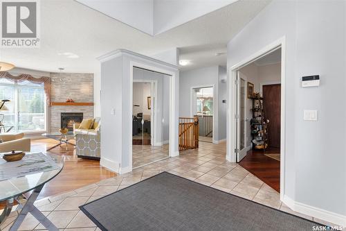 923 Brookhurst Lane, Saskatoon, SK - Indoor Photo Showing Other Room With Fireplace