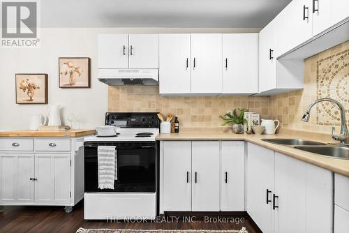 1288 Sunningdale Avenue, Oshawa (Donevan), ON - Indoor Photo Showing Kitchen With Double Sink