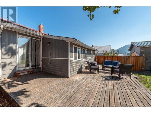 712 Hubert Avenue, Enderby, BC - Outdoor With Deck Patio Veranda With Exterior