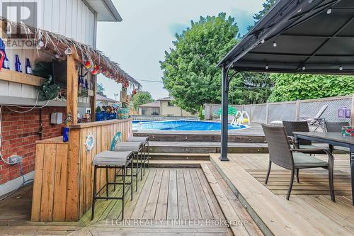 7 Porter Place W, St. Thomas, ON - Outdoor With Above Ground Pool With Deck Patio Veranda With Exterior