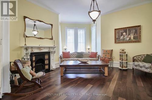 98 Church Street, Clarington (Bowmanville), ON - Indoor Photo Showing Living Room With Fireplace