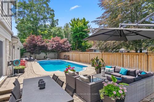 2072 Chippewa Trail, Mississauga, ON - Outdoor With In Ground Pool With Deck Patio Veranda With Backyard