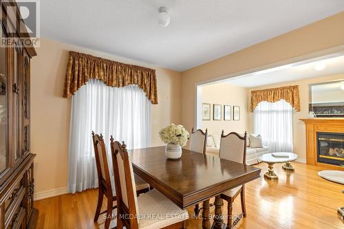 28 Millsborough Road, Brampton, ON - Indoor Photo Showing Dining Room With Fireplace