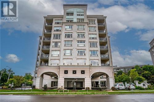 501 - 1000 Creekside Drive, Hamilton, ON - Outdoor With Balcony With Facade