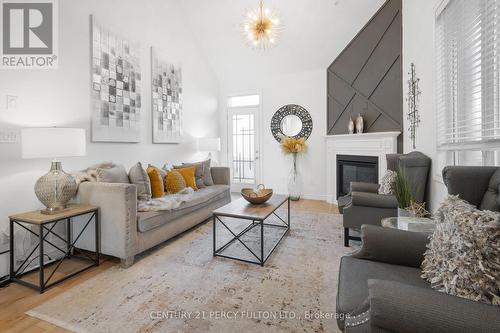 23 Bill Hutchinson Crescent, Clarington, ON - Indoor Photo Showing Living Room With Fireplace