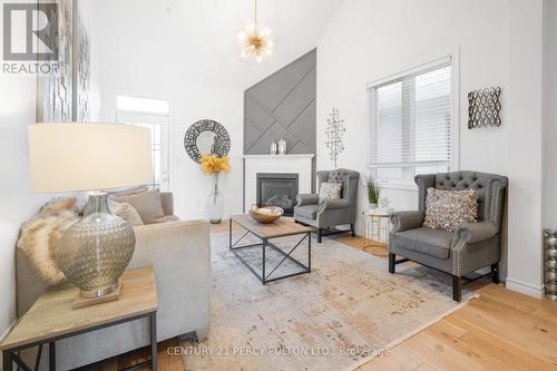 23 Bill Hutchinson Crescent, Clarington (Bowmanville), ON - Indoor Photo Showing Living Room With Fireplace