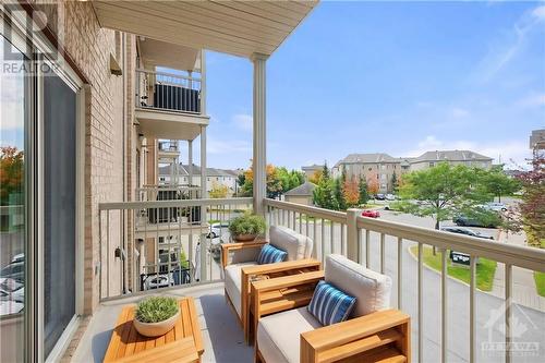 Balcony - virtually staged. - 190 Rustic Hills Crescent Unit#6, Ottawa, ON - Outdoor With Balcony With Exterior