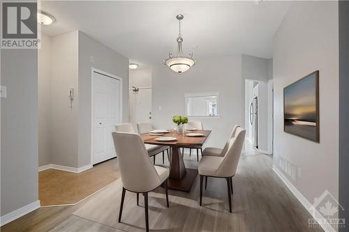 Dining room - virtually staged - 190 Rustic Hills Crescent Unit#6, Ottawa, ON - Indoor Photo Showing Dining Room