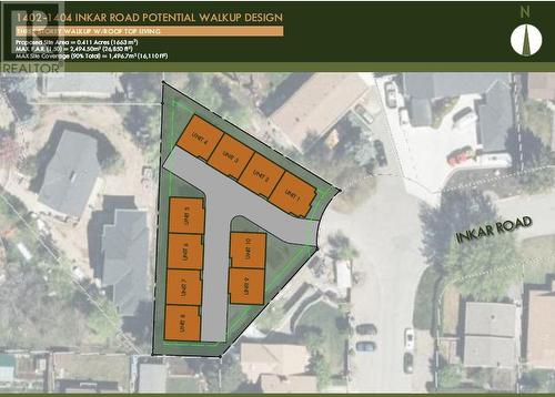 1402 / 1404 Inkar Road Lot# 1 & 2, Kelowna, BC 