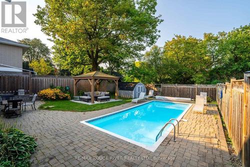 386 Hillcroft Street, Oshawa (O'Neill), ON - Outdoor With In Ground Pool With Deck Patio Veranda With Backyard