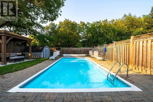 386 Hillcroft Street, Oshawa (O'Neill), ON - Outdoor With In Ground Pool With Deck Patio Veranda With Backyard