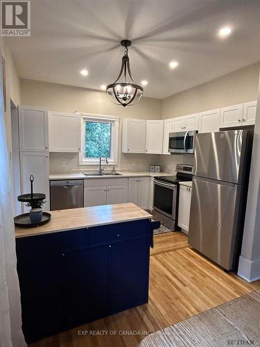 179 Tamarack Street, Timmins (Hill District), ON - Indoor Photo Showing Kitchen With Double Sink